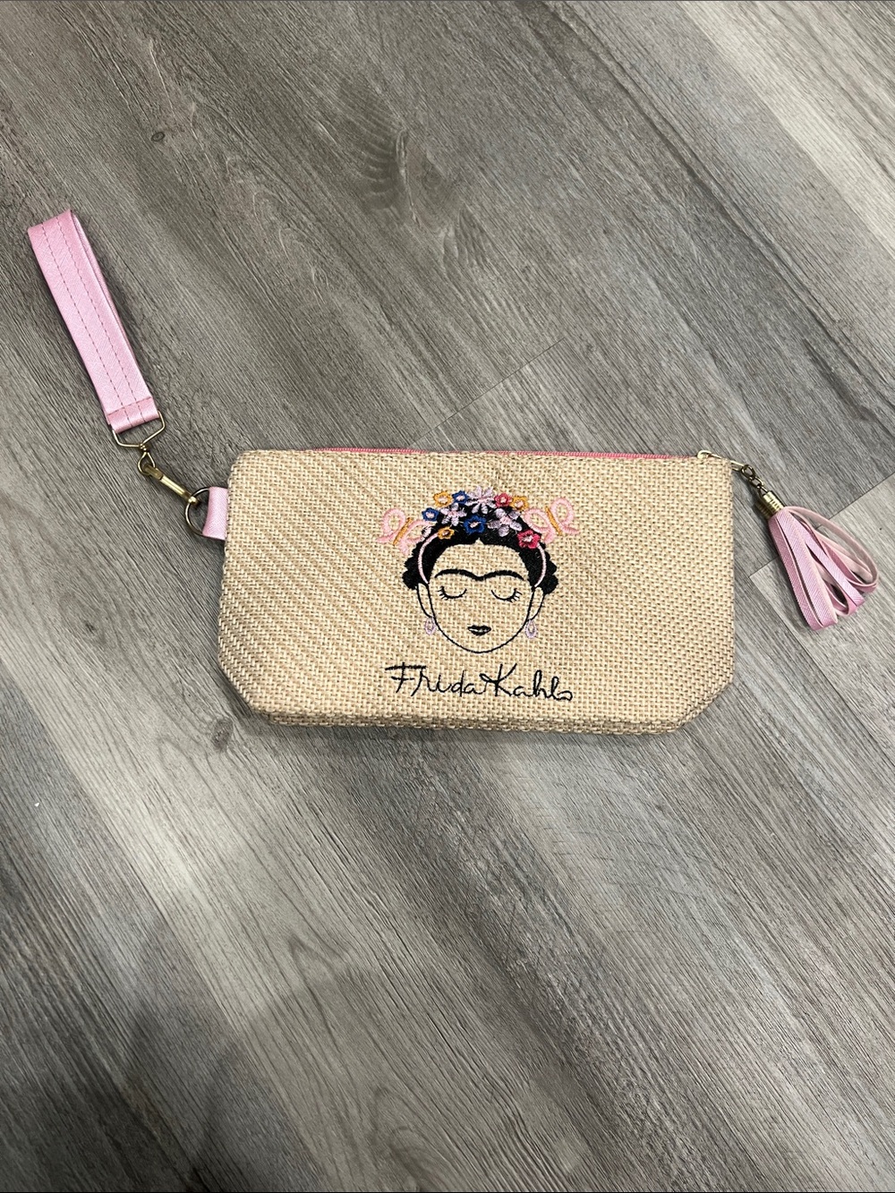 Frida Kahlo Wristlet Clutch